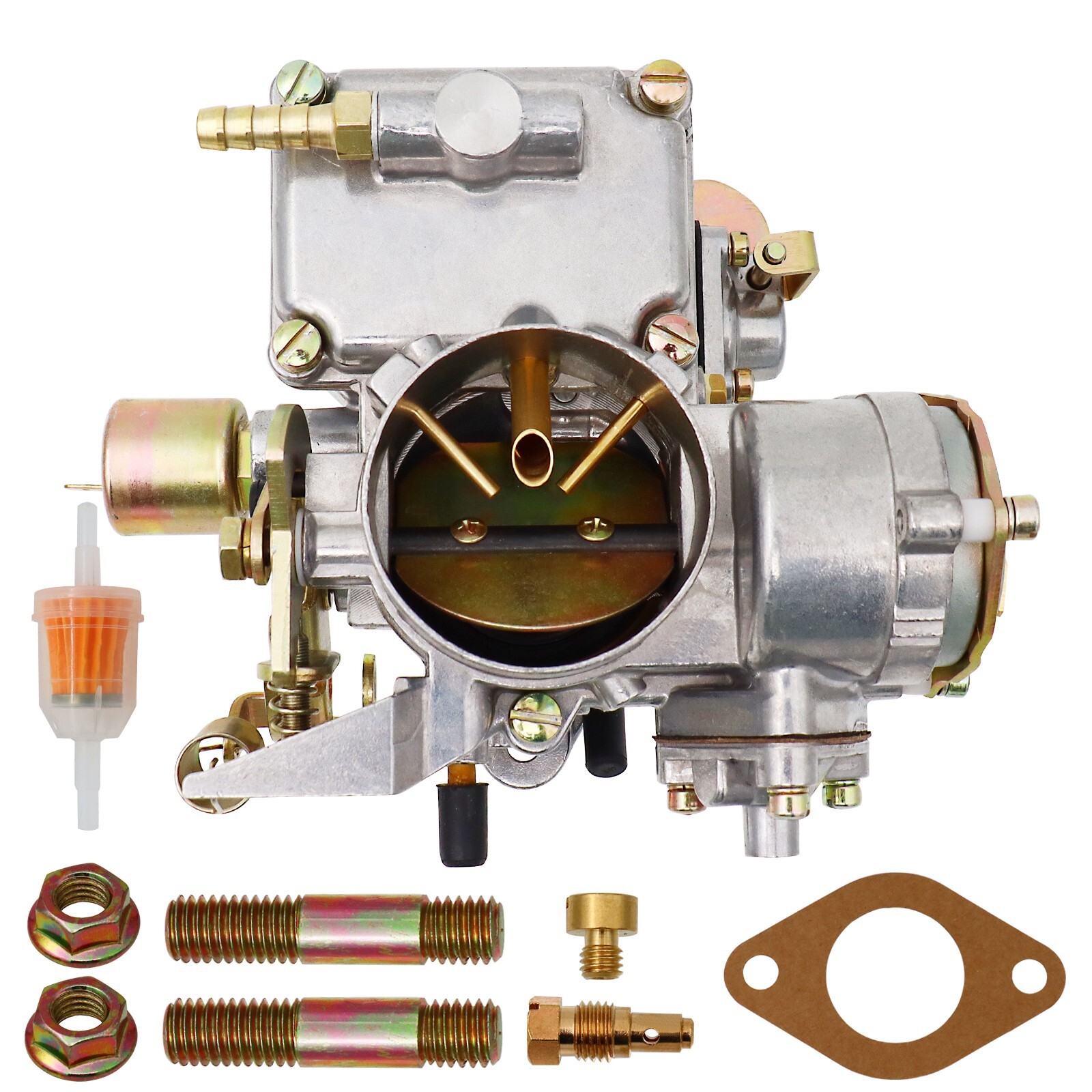 34 Pict-3 Carburetor For VW Beetles 1971-1979 Dual Port 1600cc 12V 113129031K