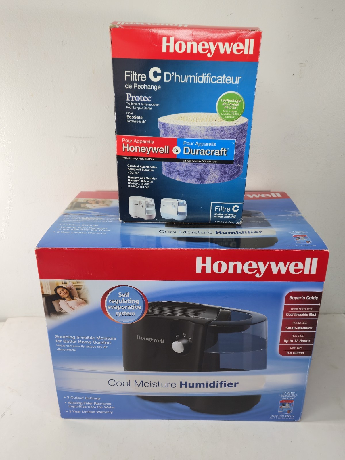 RARE Honeywell Cool Moisture Humidifer HCM-890 BTG W/ Filter - Lightly Used