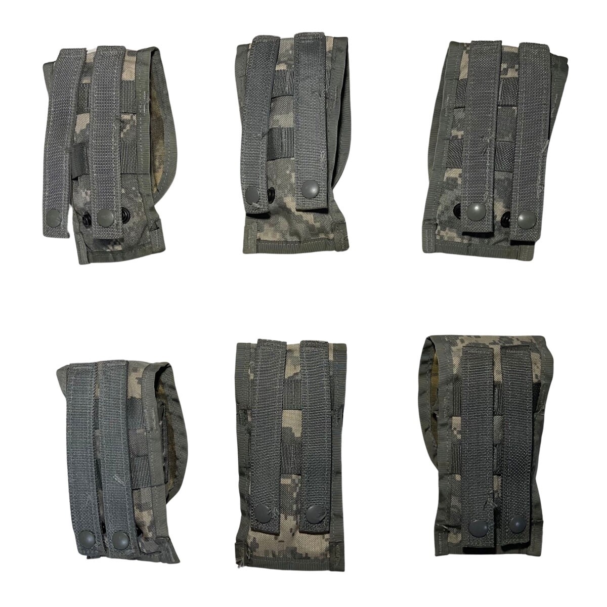 7pc Fighting Load Carrier w/ 6 MOLLE II Pouches ACU UCP US ARMY