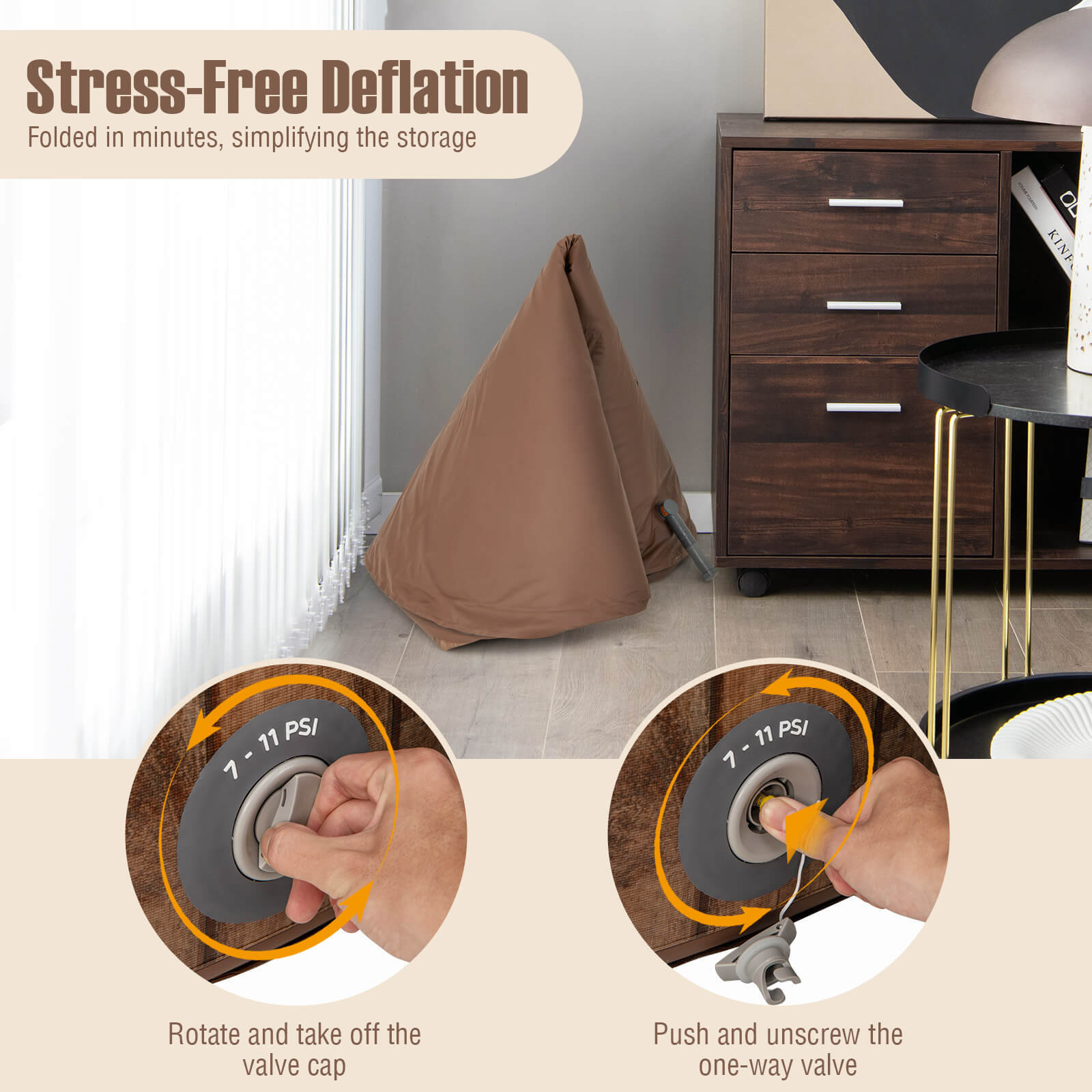 72" Inflatable Hot Tub SPA w/ 120 Air Jets Manual Air Pump Electric Heater Pump