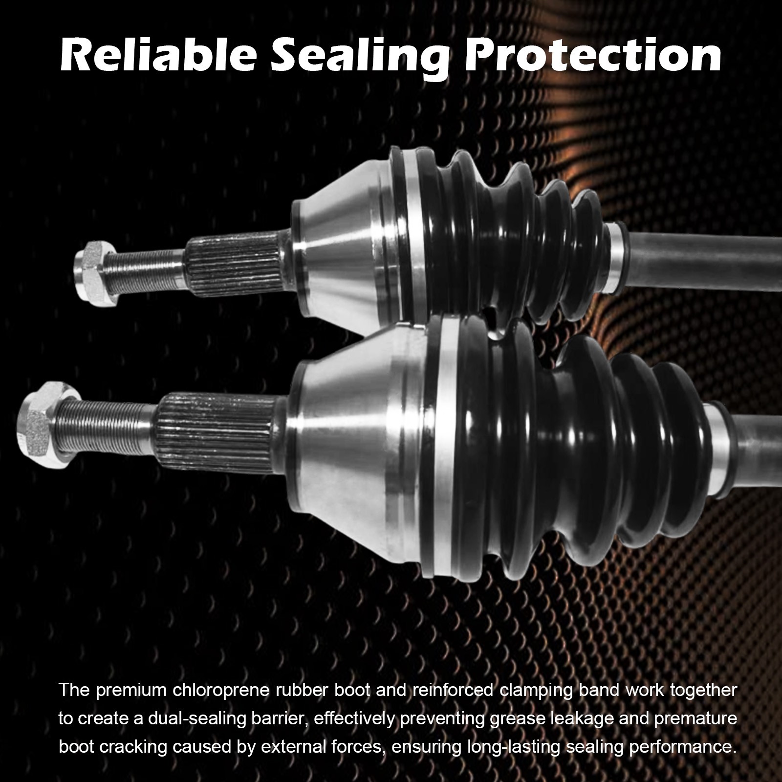 4WD Front CV Axle Shafts for 2012 2013 2014 2015 2016 2017 2018 - 2021 Ram 1500