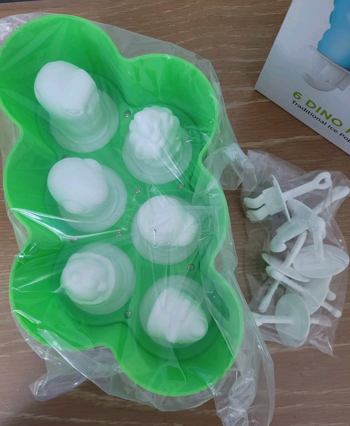 Zoku Dino Pop Molds Easy Release Silicone Popsicle Molds ***NEW