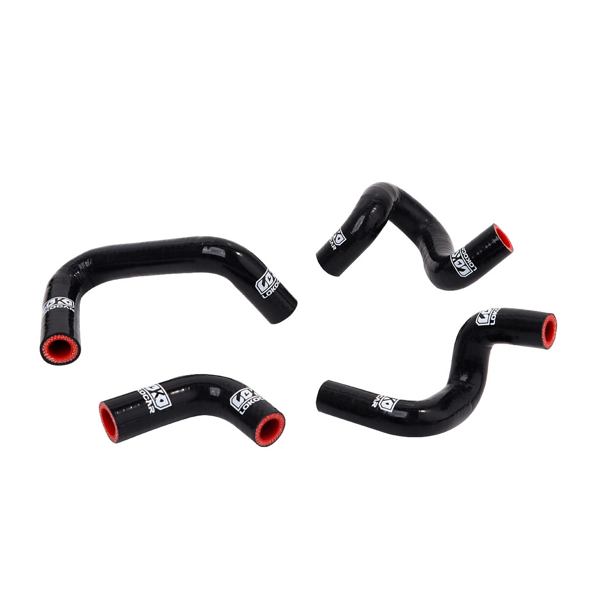 Silicone Radiator Hose Piping Kit Fits For 1986-1993 Mustang GT LX Cobra Black