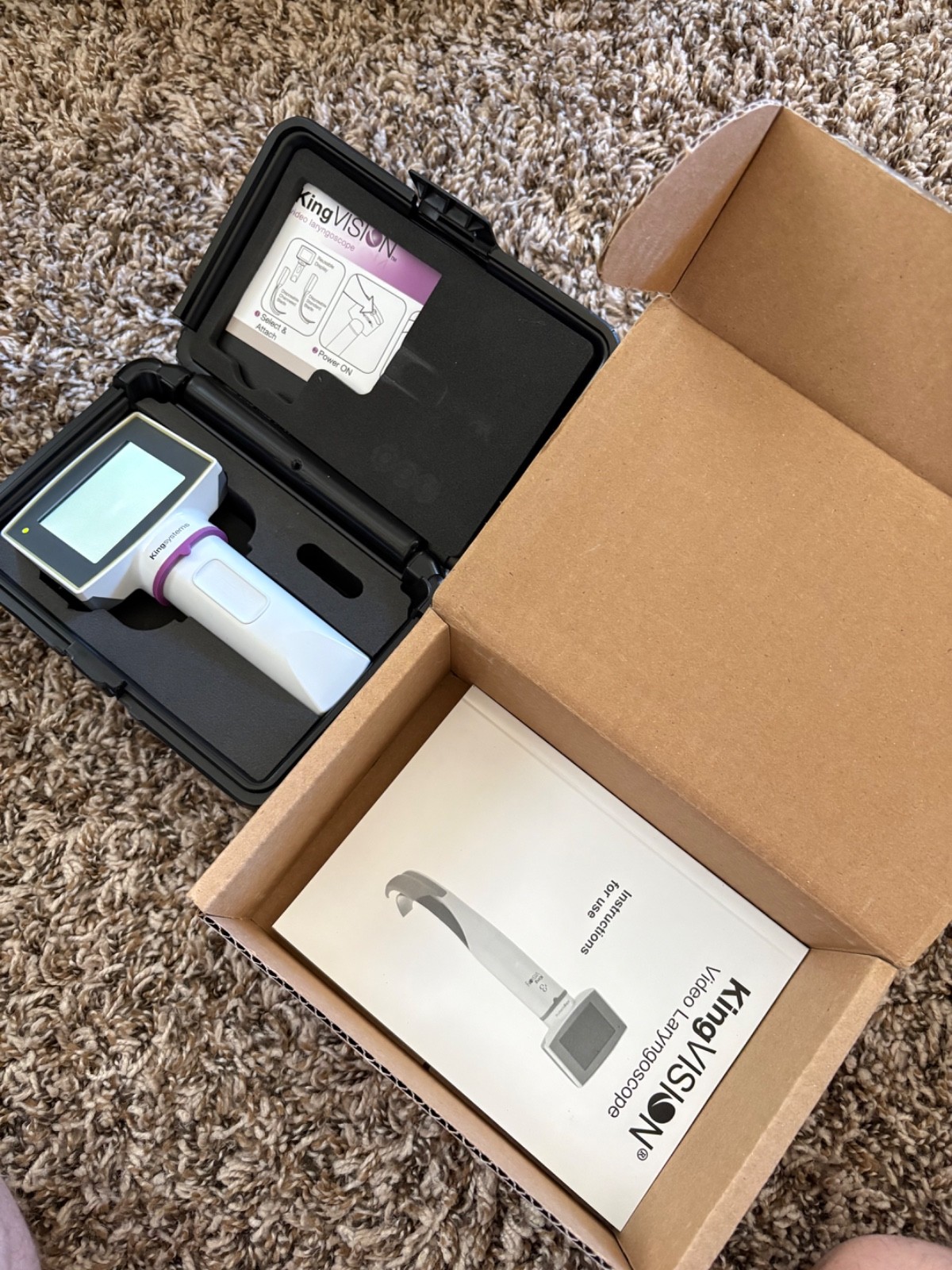 King Vision Video Laryngoscope BRAND NEW