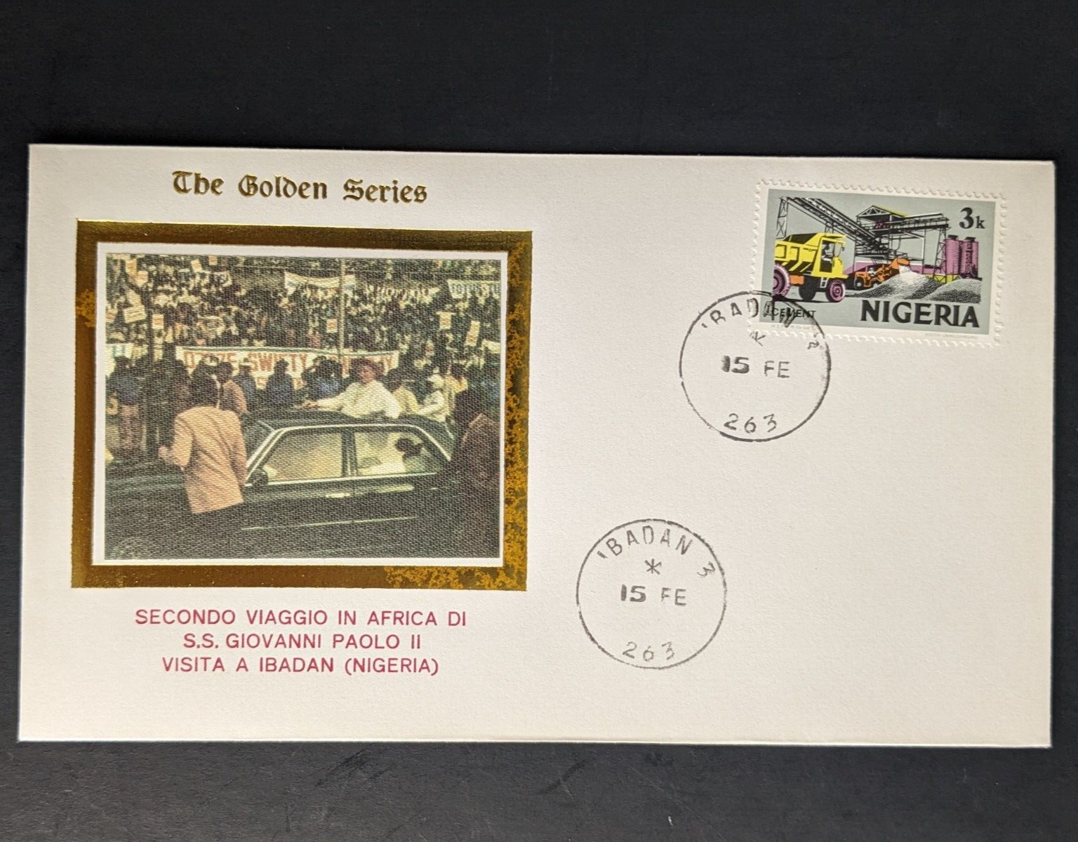 Pope John Paul II, The Golden Series Trip to Africa Nigeria Benin 11 Covers Plus