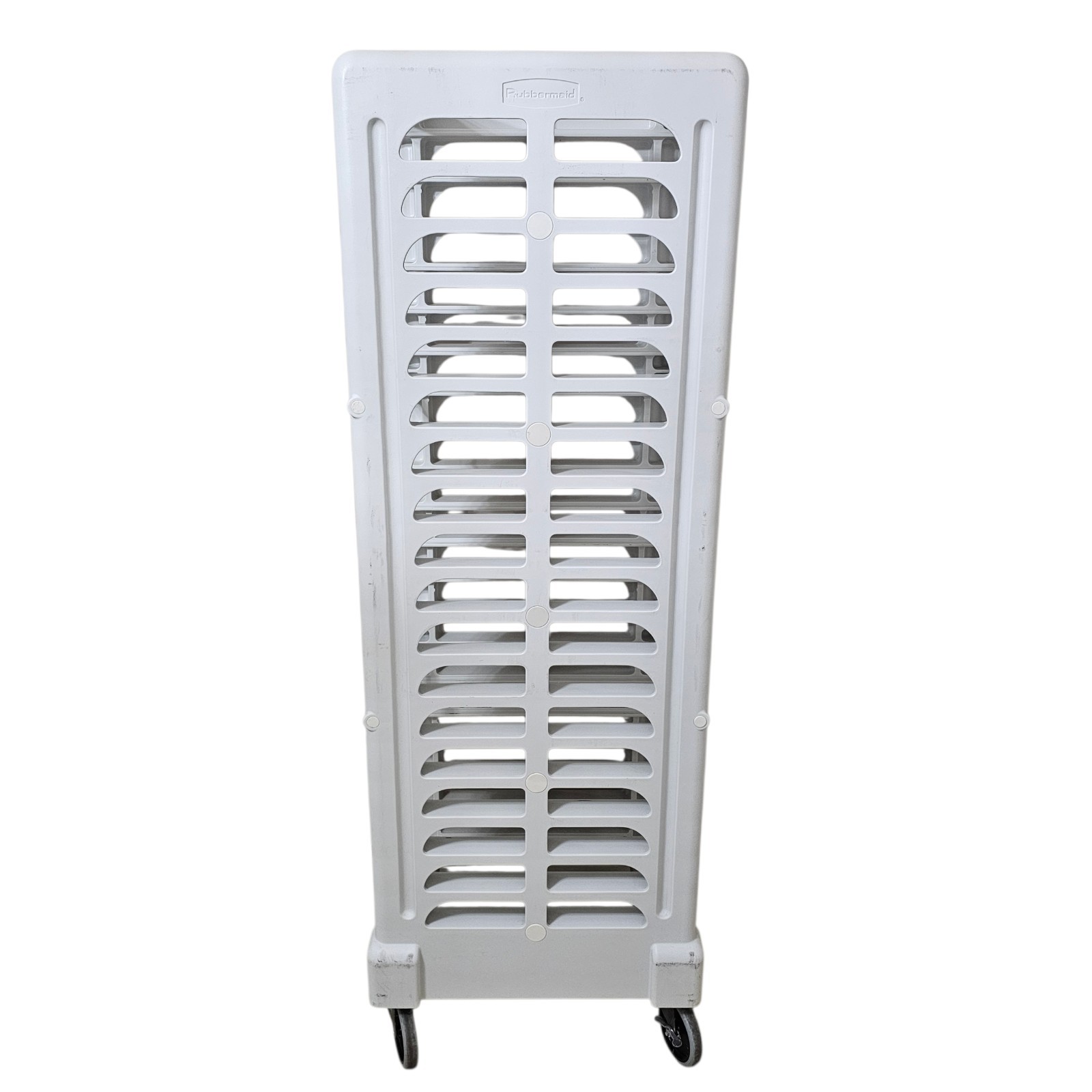 Rubbermaid End Loader Rack for 18 Full Size Food Pans White
