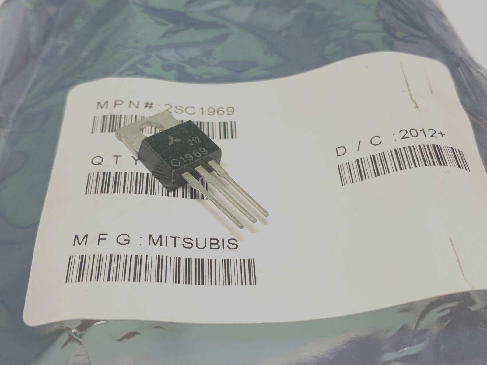 LOT OF 2 2SC1969 Mitsubishi RF Transistor FREE US Shipping