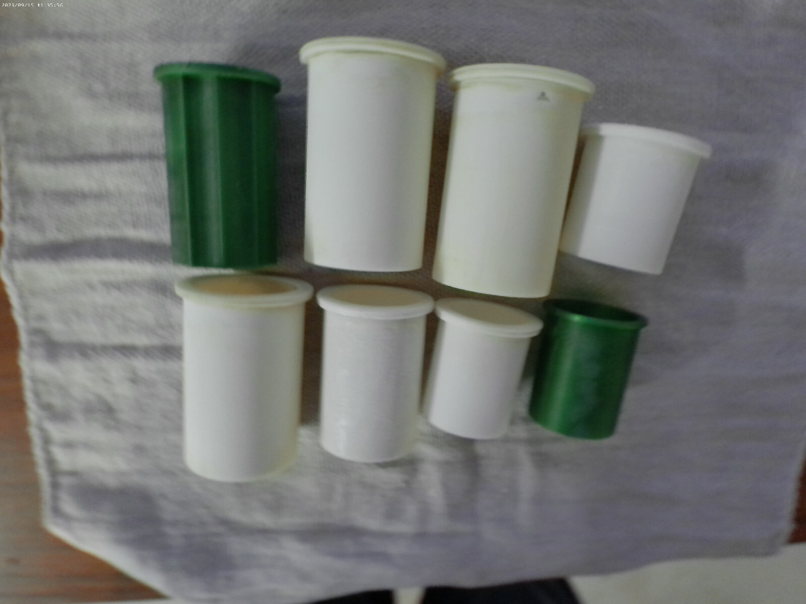 8 USED COIL FORMS FOR HAM RADIO OR SIMILAR PROJECTS