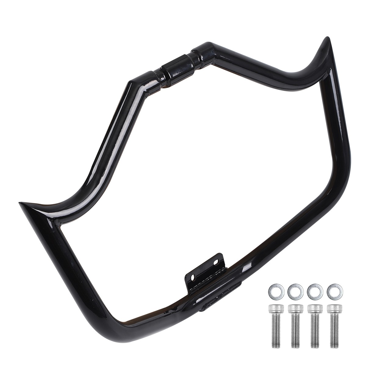 Black Engine Guard Highway Crash Bar For Harley Sportster 883 1200 XL 2004-2022