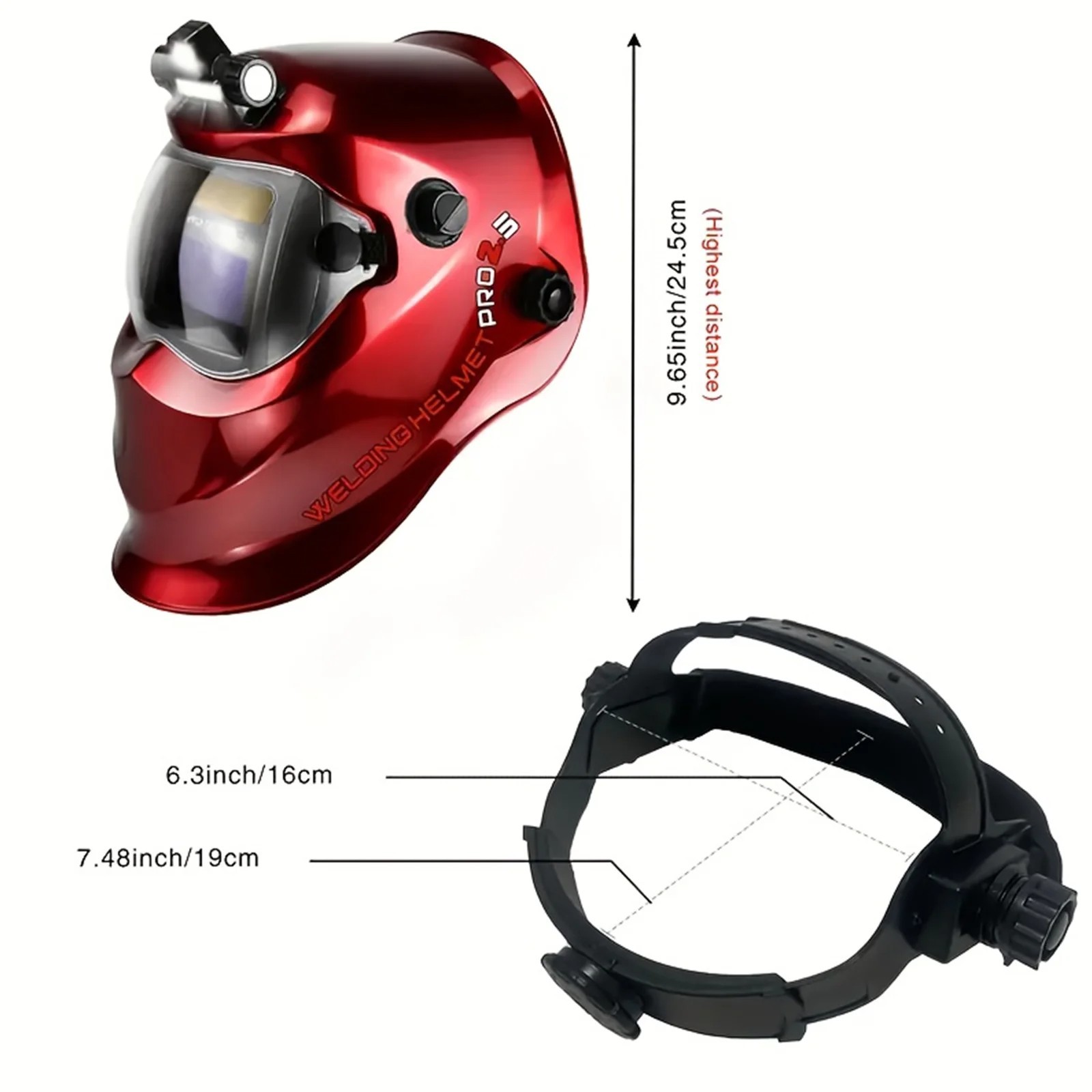 True Color Auto Darkening Welding Helmet - Multi-Process Welding & Grinding