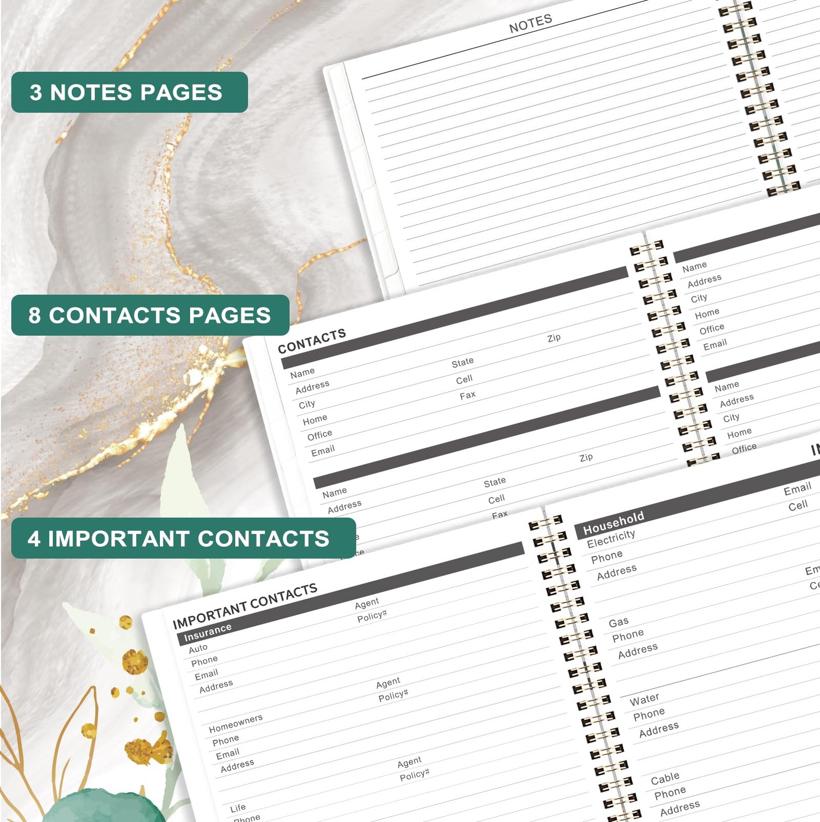 2026-2028 Monthly Planner - 3 Year Monthly Planner 2026-2028 from JAN. 2