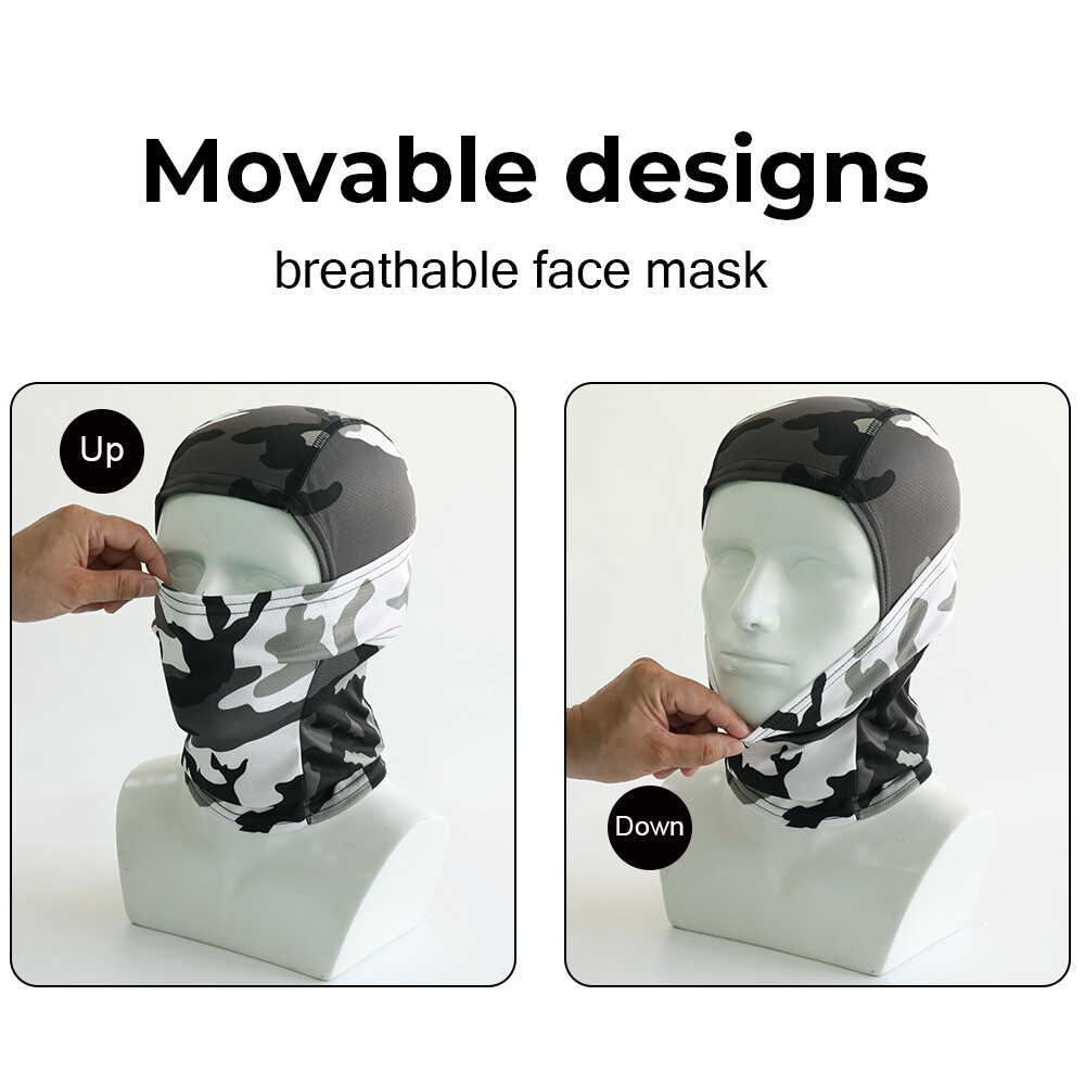 Outdoor Military Airsoft Shooting Face Protection Gear Tactical Camouflage Mask