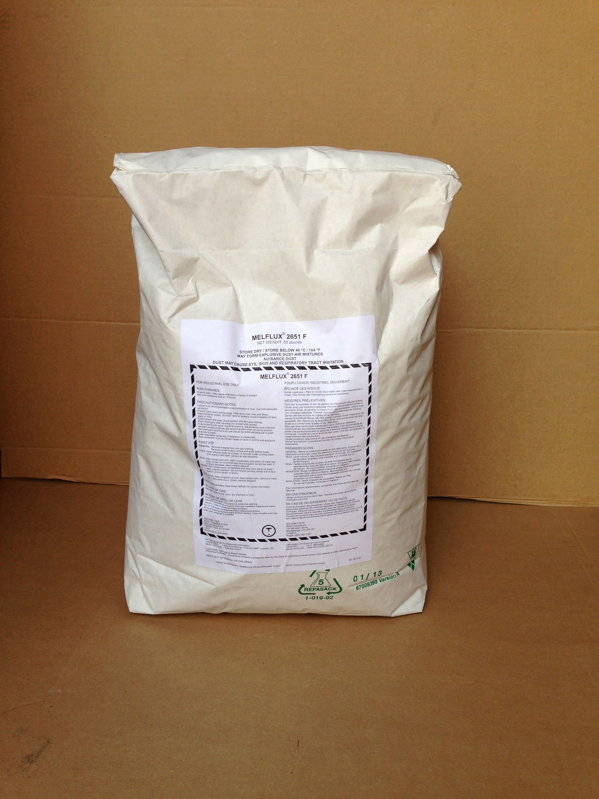1 LB Melflux 2651 F Concrete Additive Water Reducer Super Plasticizer.