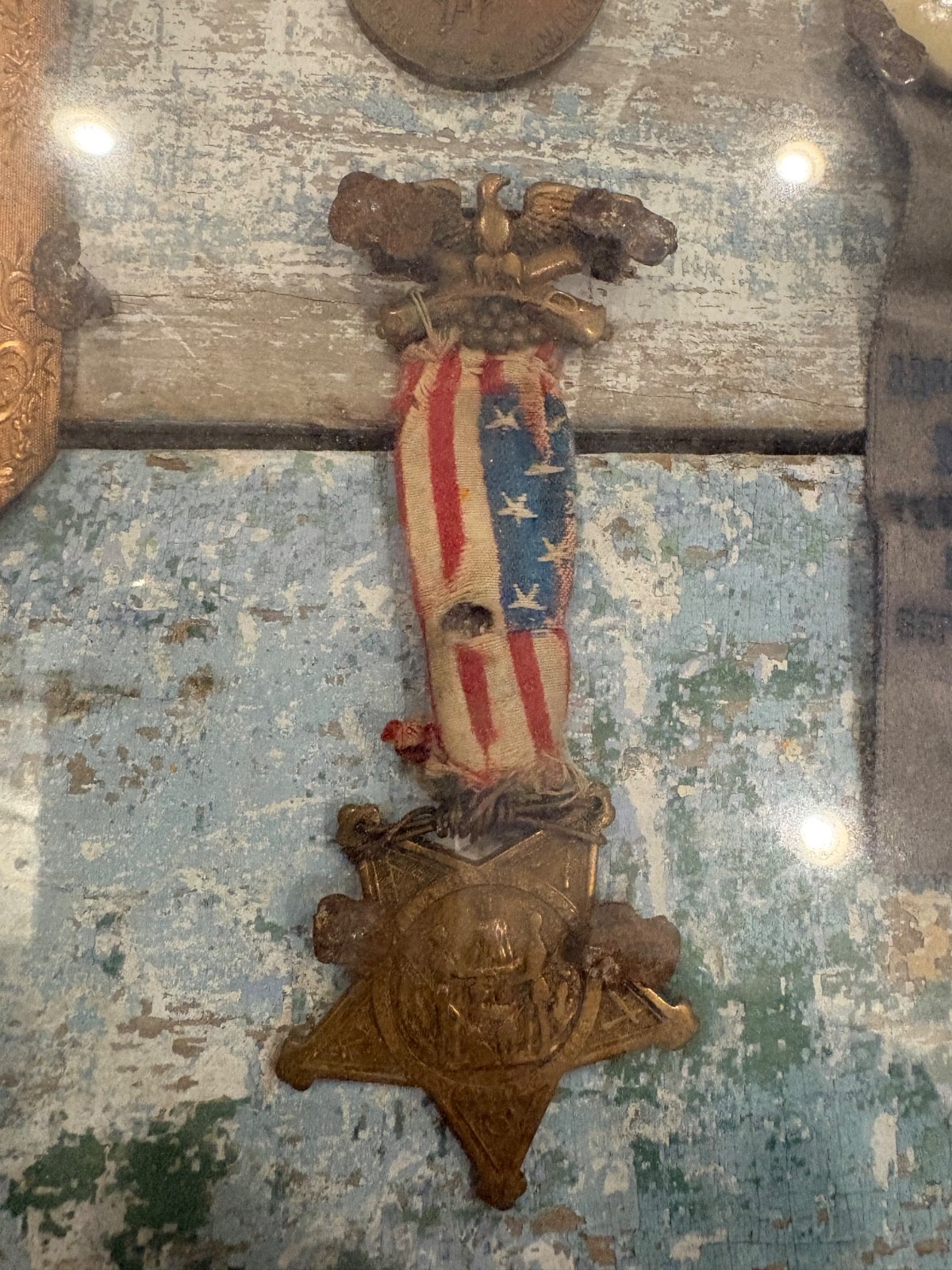 Civil War Drummer Boy Tintype and His Medals