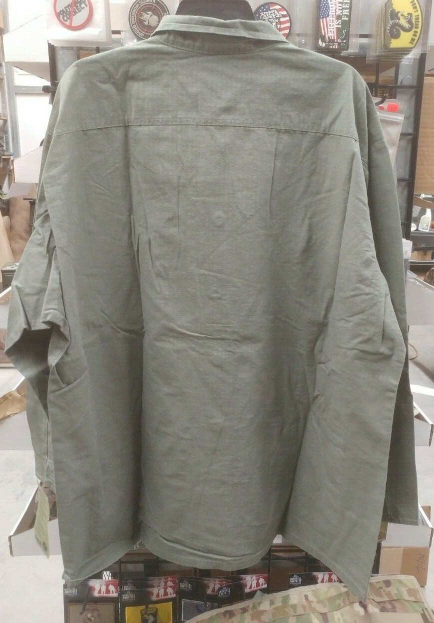 Vietnam Era Reproduction Slant Pocket BDU Shirt XX Large NEW