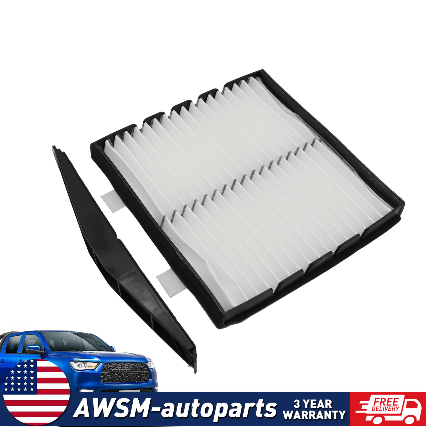 Cabin Air Filter Retrofit Kit For GM Pickup Truck SUV 22759208 103948 259-200