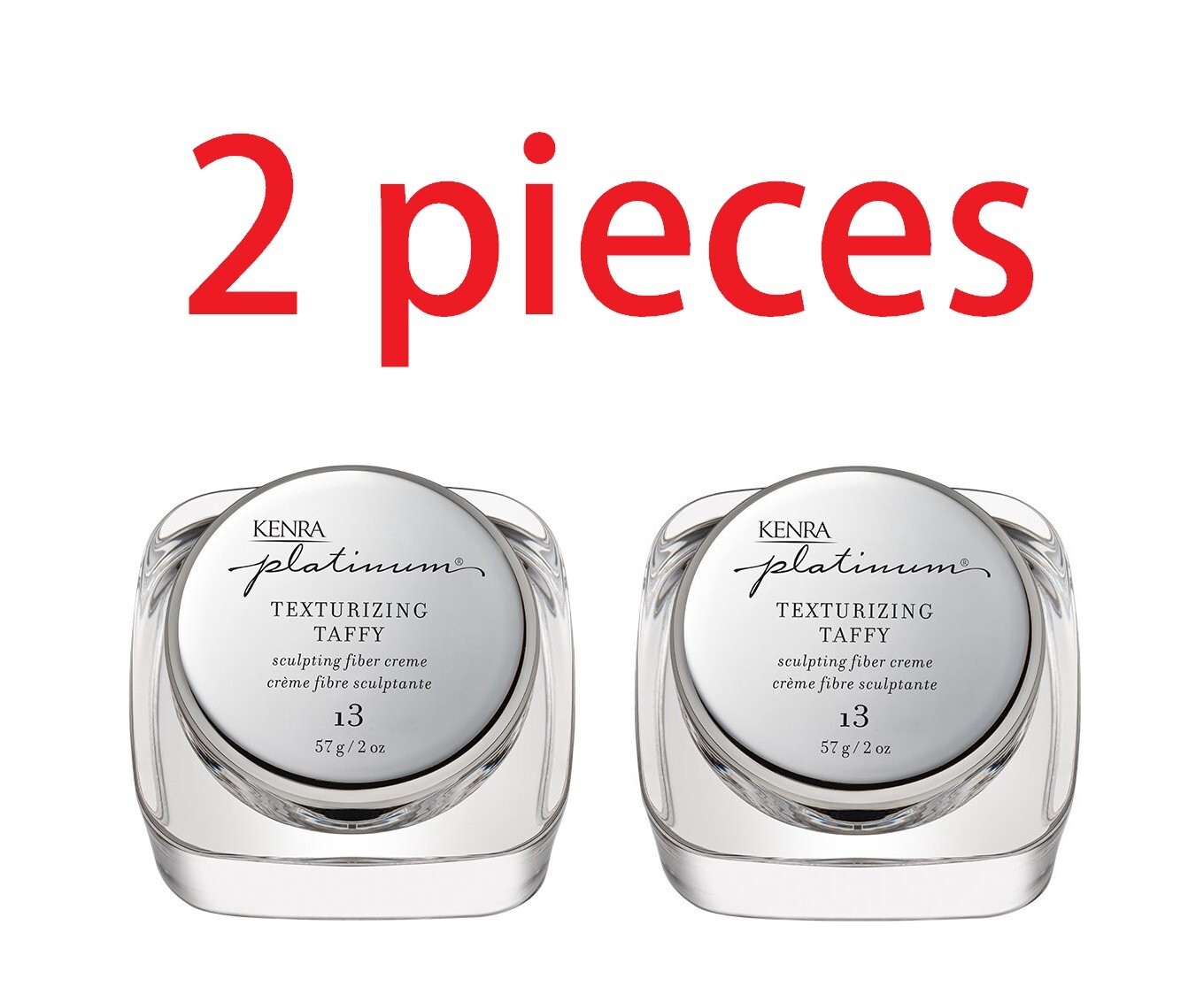 2 X Kenra Platinum Texturizing Taffy 13 2 oz - VALUE PACK!