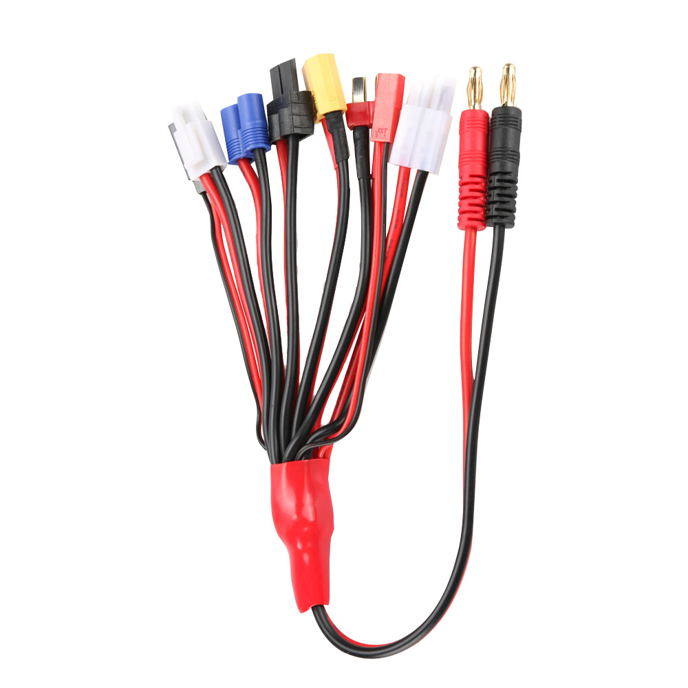 8 in1 RC Lipo Battery Charger Adapter Connector Splitter Wire for XT60H TRX Plug