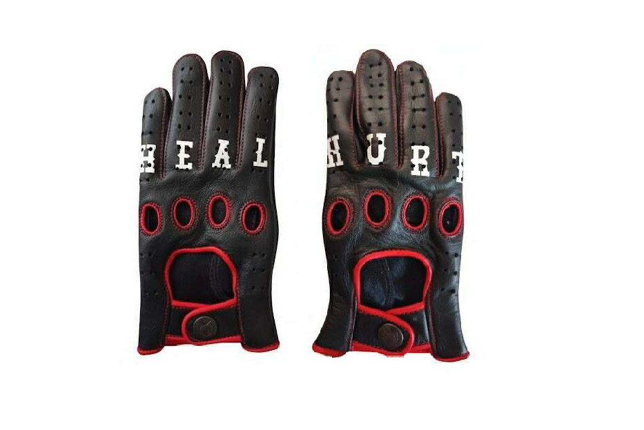 Leather Driving Replica Style Costume Italian Leather Gloves 2 Pack Hurt Heal