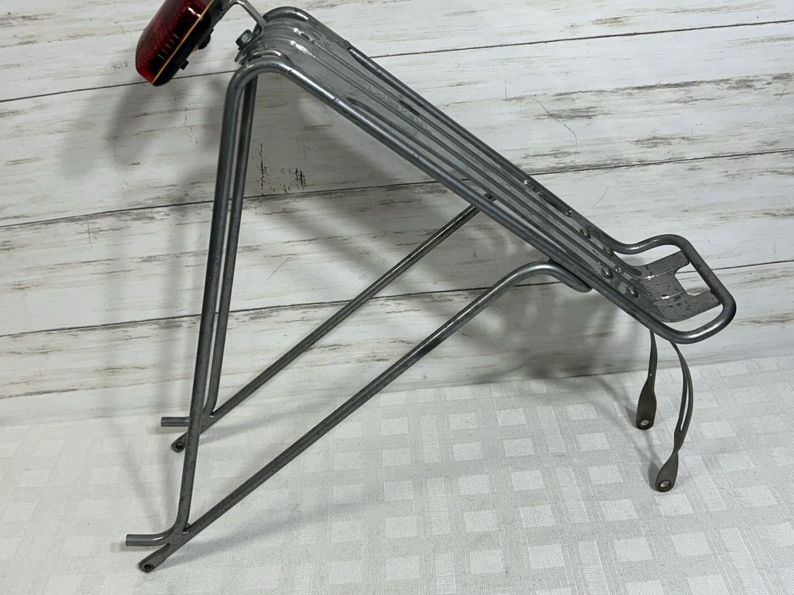 Vtg. TREK USA Aluminum Rear Mountain Road Hybrid Bike Rack Cargo Carrier Silver