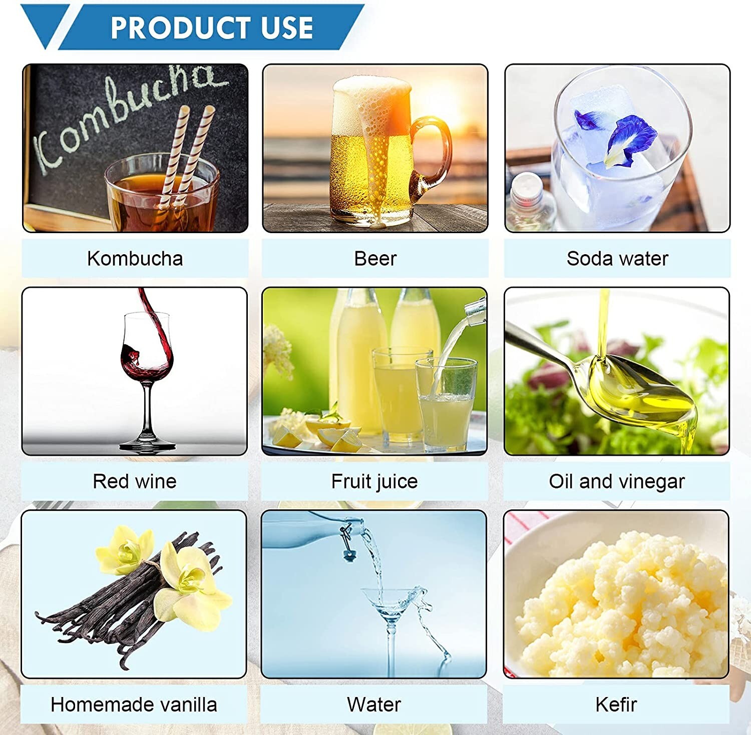 6 Swing Cap Glass Bottles Kombucha Beer Water Brewing Silicone Tight Seal 12Oz