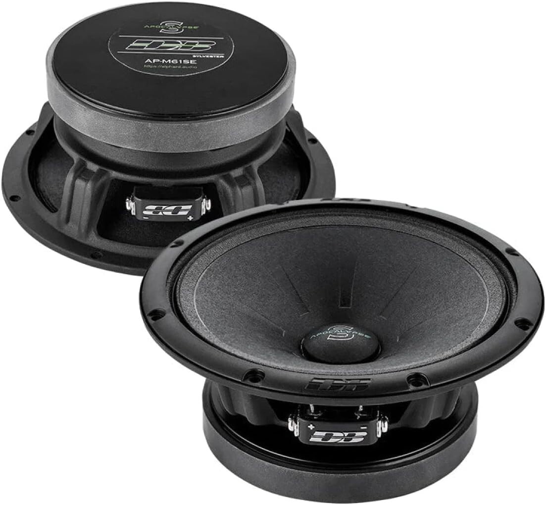 2 Pair Deaf Bonce Apocalypse 6.5" Midrange Car Speakers 1040 Watt 4 Ohm AP-M61SE