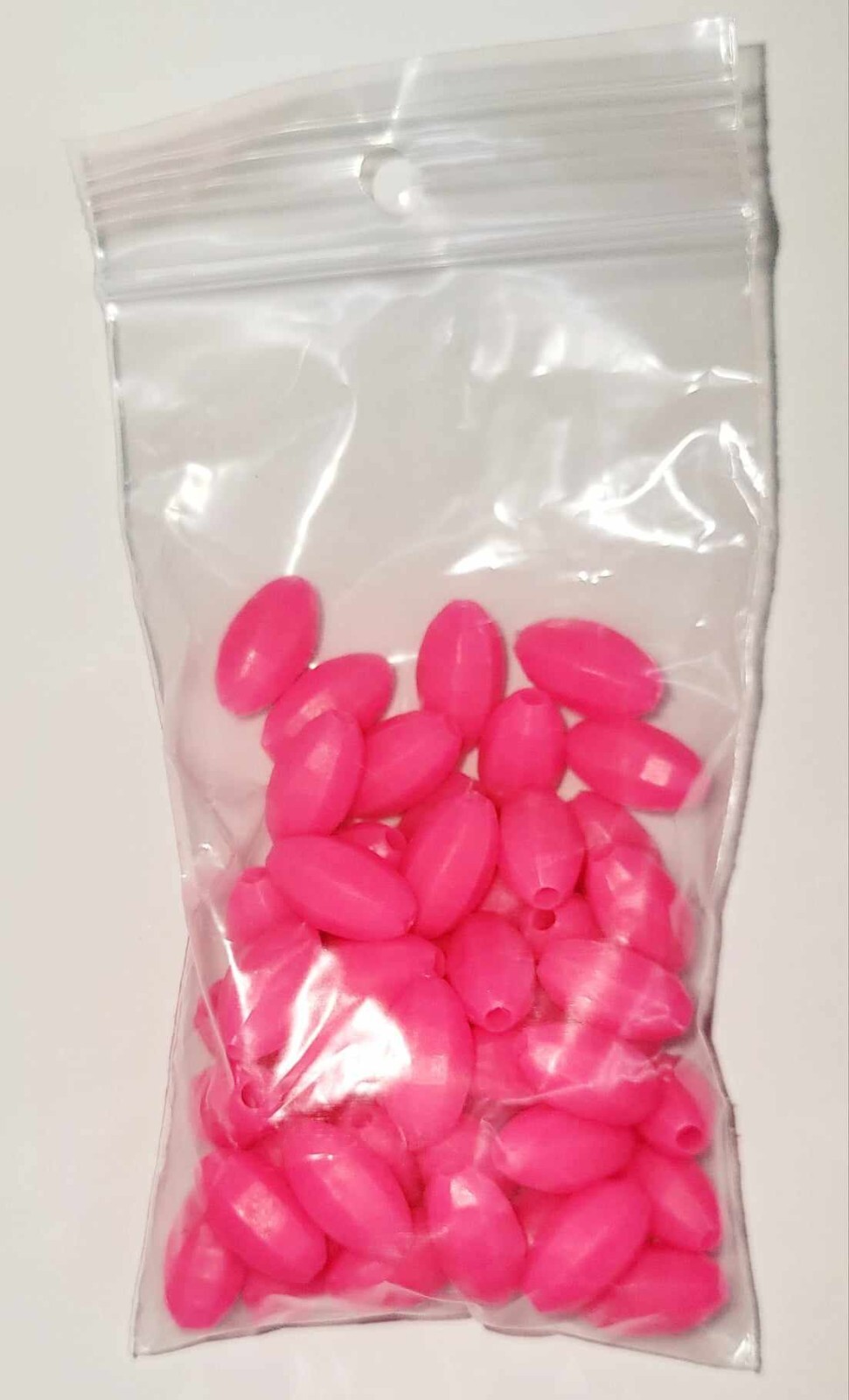 Glow Beads Luminous attractor fishing soft oval floating beads 24-pack