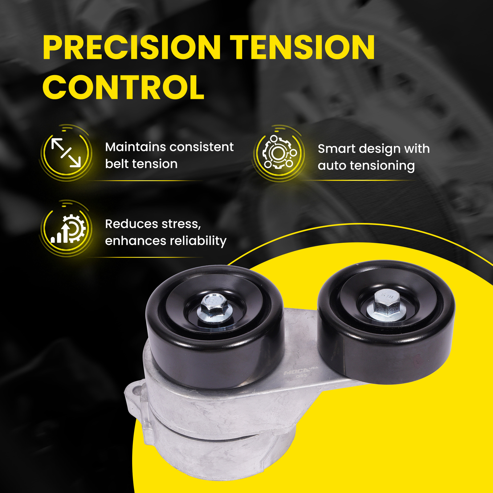 Serpentine Belt Component Kit for Honda Accord Odyssey Pilot Acura MDX ZDX TL