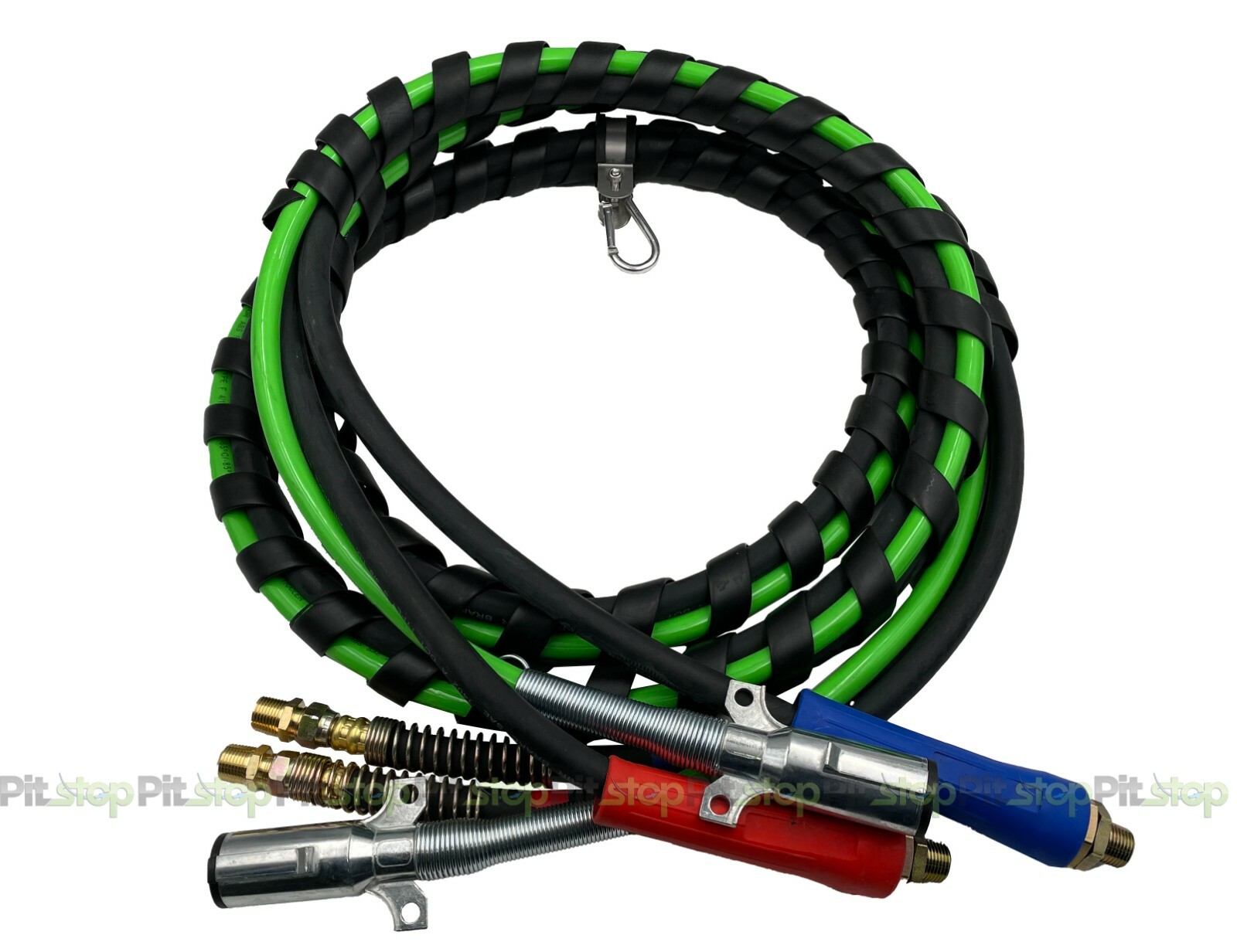 15ft 3 in 1 ABS & Power Air Line Hose Wrap 7 Way Electrical Cable Handle Trailer