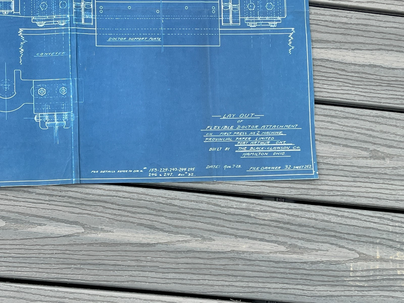 Lot 6 Vtg Industrial Black Clawson Blueprints Cutler Hammer Blue Buschman