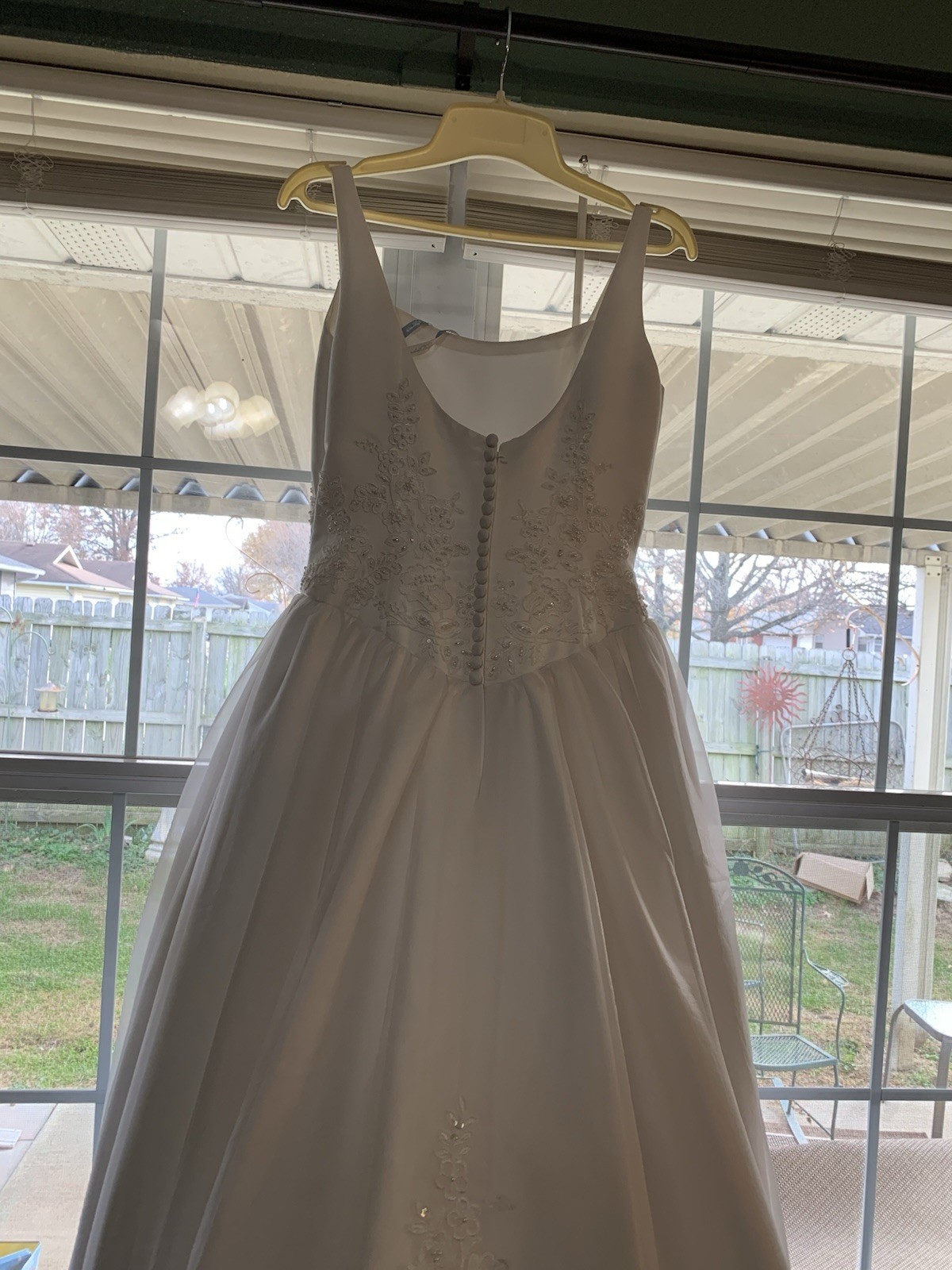 Vintage White Wedding Dress Bridal Originals Pearls Sequins Size 6 READ