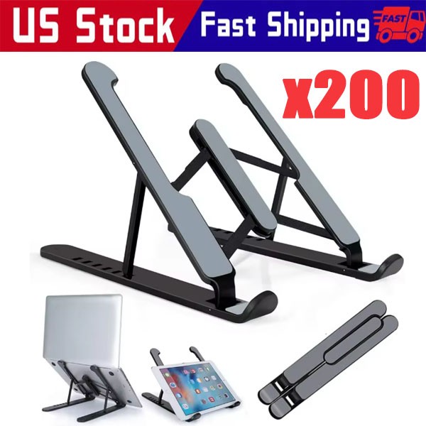 1~300 Portable Laptop Stand Adjustable Foldable Notebook Tablet Holder Desk Lot
