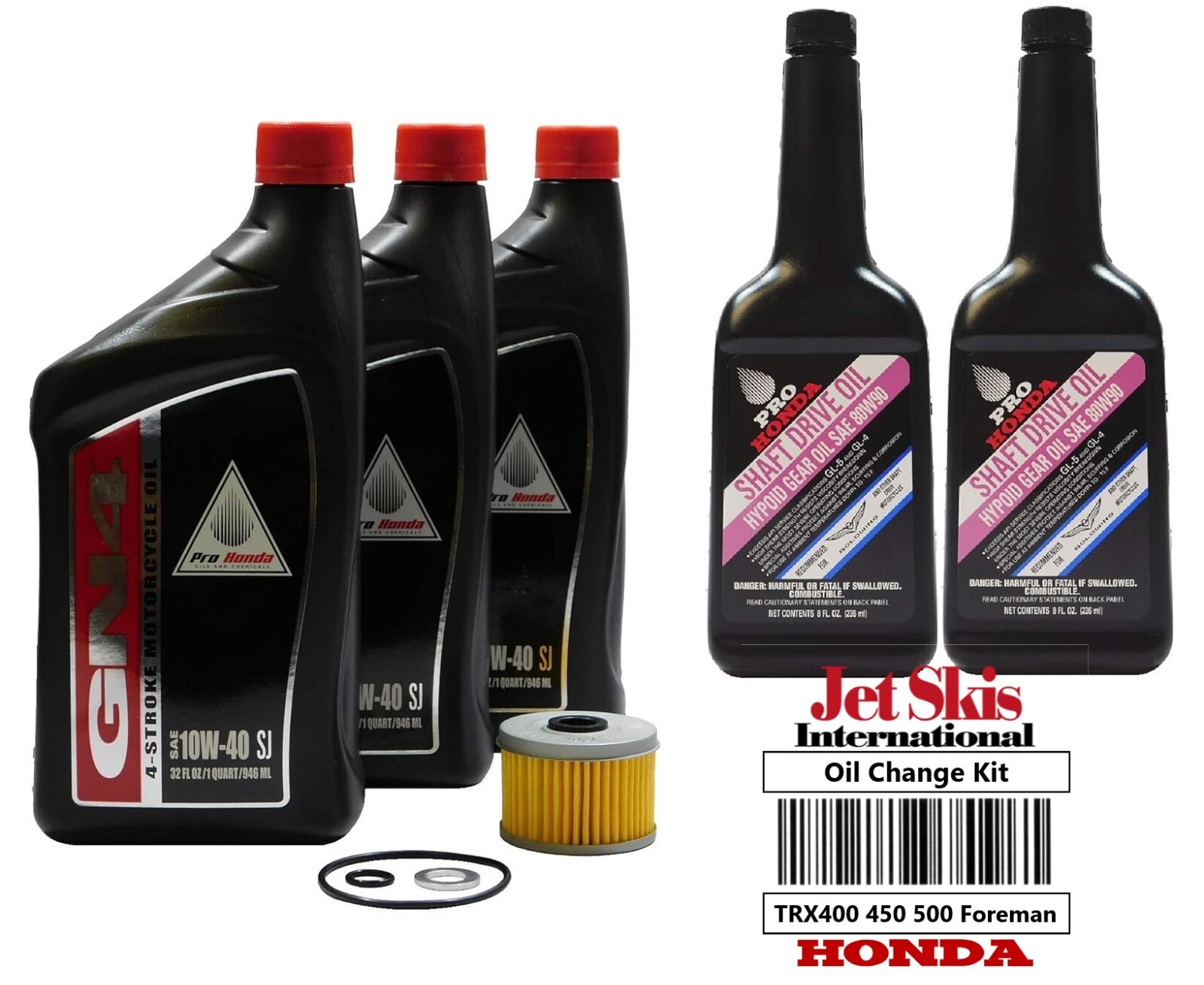 OEM Honda TRX400 450 500 Foreman Service Kit Oil Change Filter Differential Oil