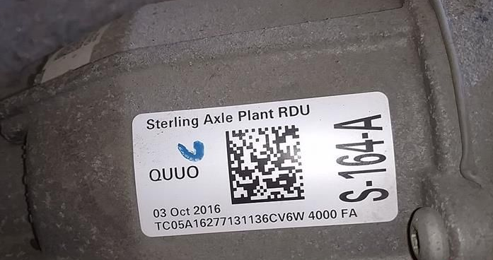 2017-2019 Ford Escape Rear Differential Carrier