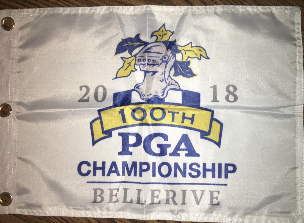 2018 PGA CHAMPIONSHIP BELLERIVE PGA TOUR PIN FLAG WITH GROMMETS FREE SHIPPING