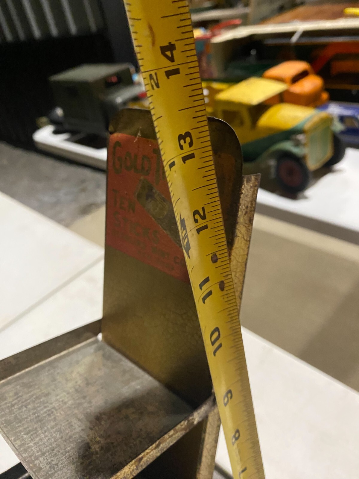 Vintage Gold Tip Gum Folding Store Display and 4 Boxes