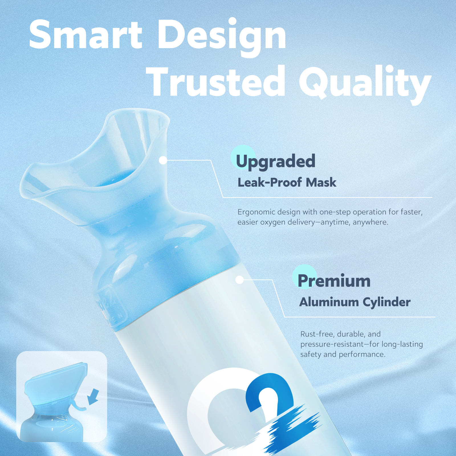 Spozer Oxygen Natural 10 Liter Pure Canned Oxygen Canister O2 Bottle 12 Pack