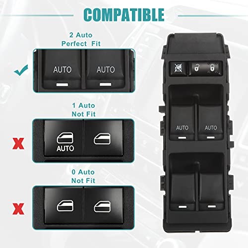 Front Left Driver Side Master Power Window Switch Fit for Dodge Magnum - Pack