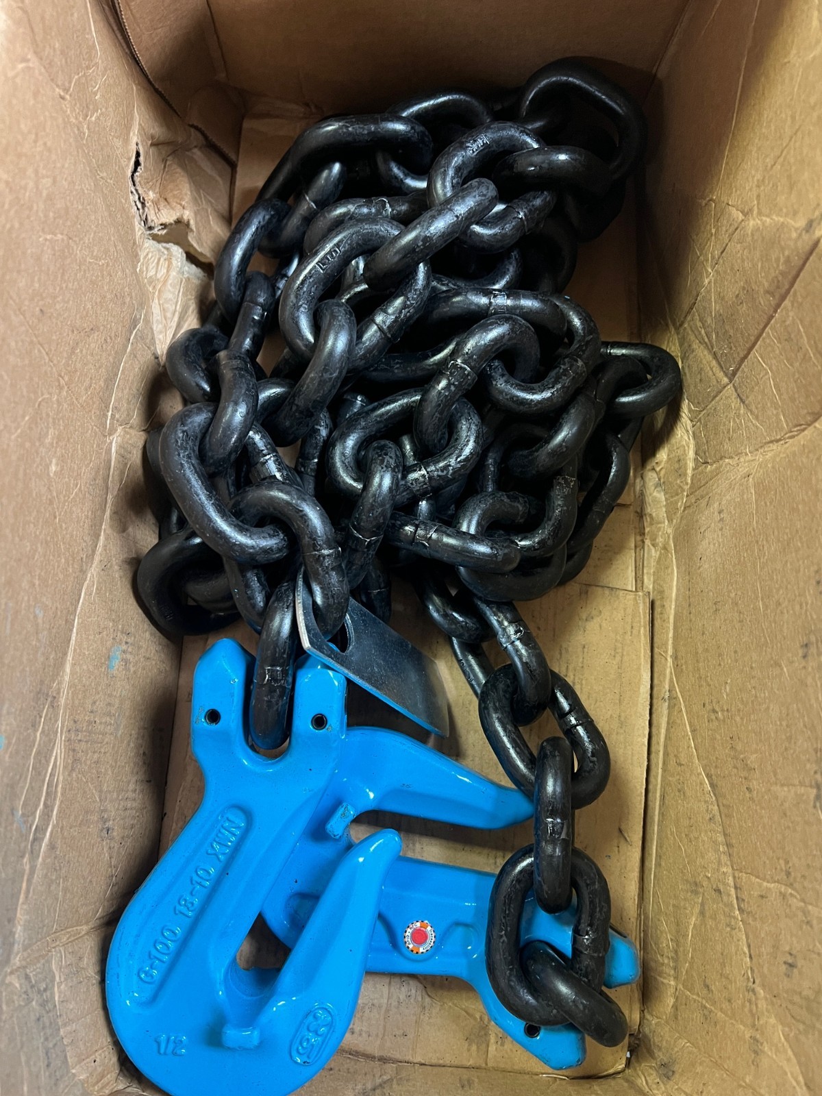 B/A PRODUCTS CO. Chain Slings 1/2 in Overall Hook Size100 10 ft Overall 3YGG3