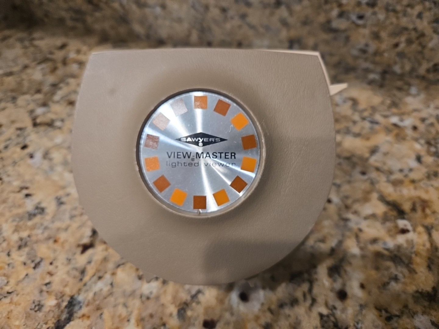 Vintage GAF View-Master Viewer Tan Color Model H untested