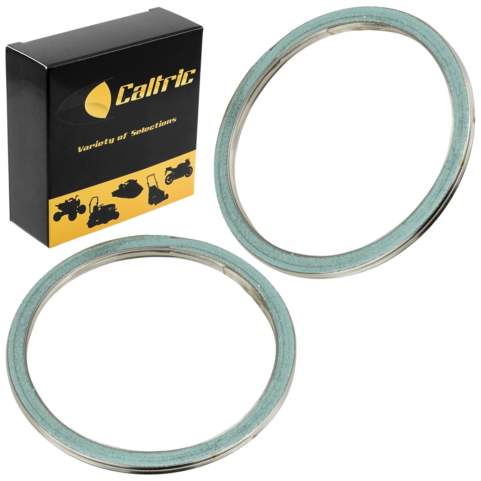 2 Exhaust Holder Gaskets for Kawasaki KFX700 KSV700 2004 2005 2006 2007 08 2009