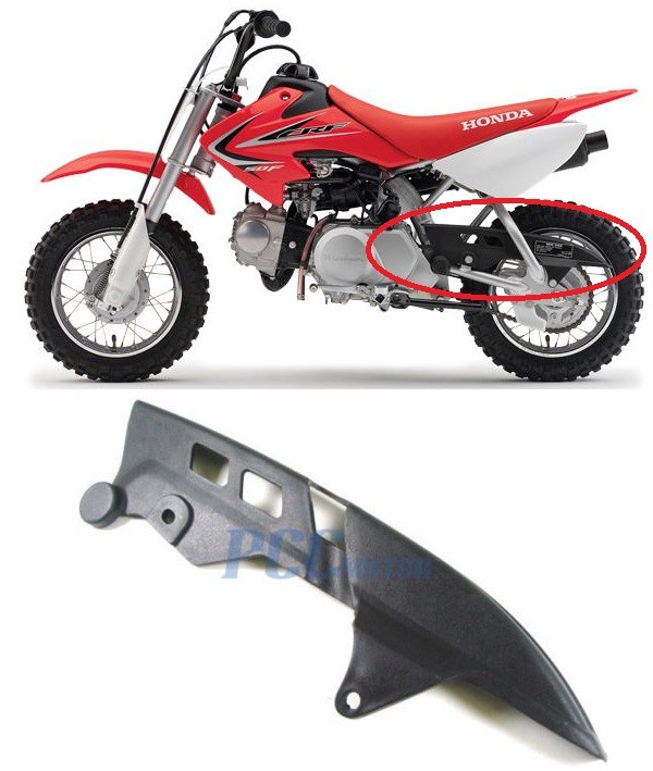 BLACK PLASTIC CHAIN SWINGARM GUARD GUIDE for HONDA XR50 CRF50 CG07