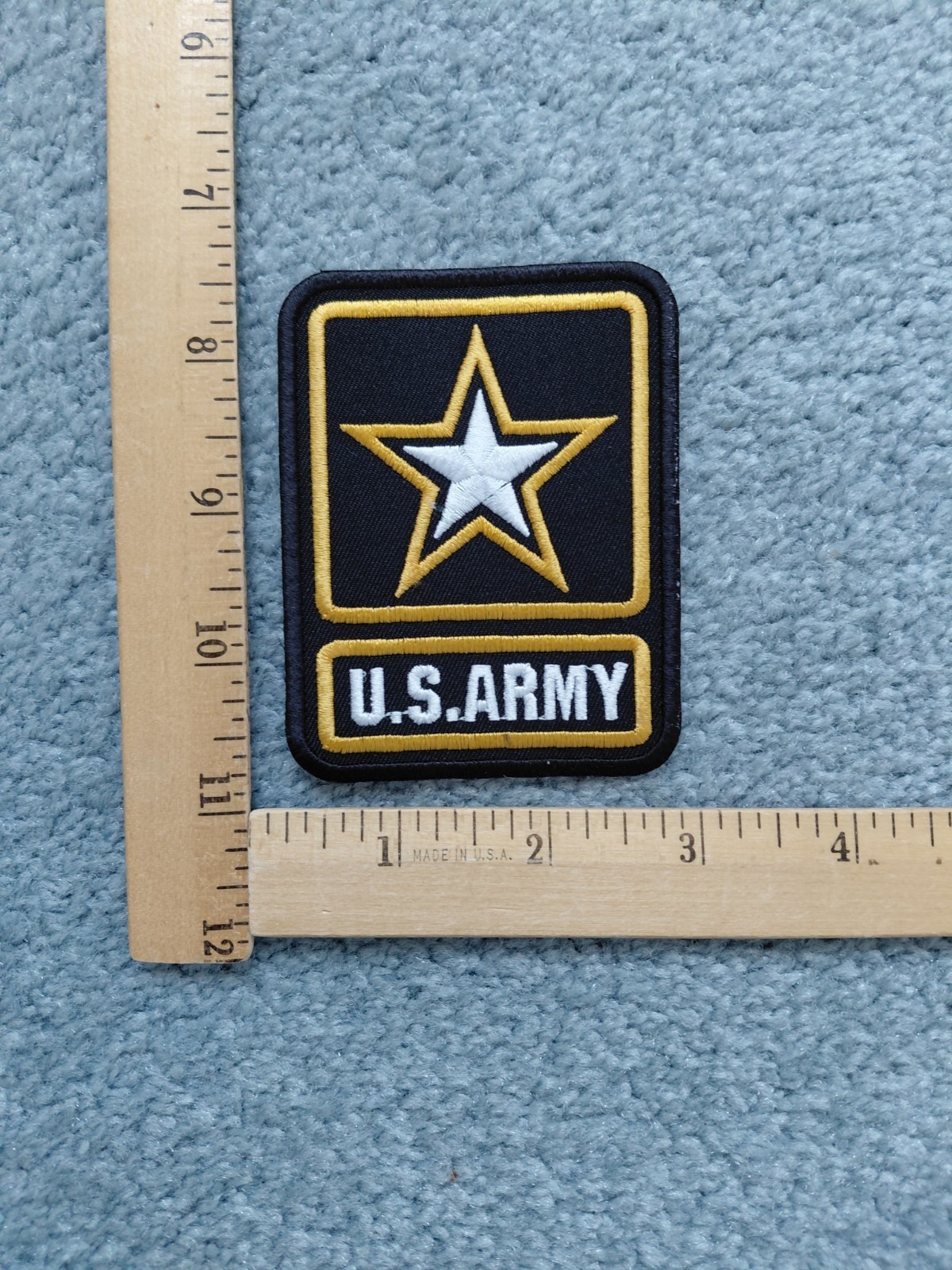 1 U.S. UNITED STATES ARMY MILITARIA IRON ON PATCH free shipping