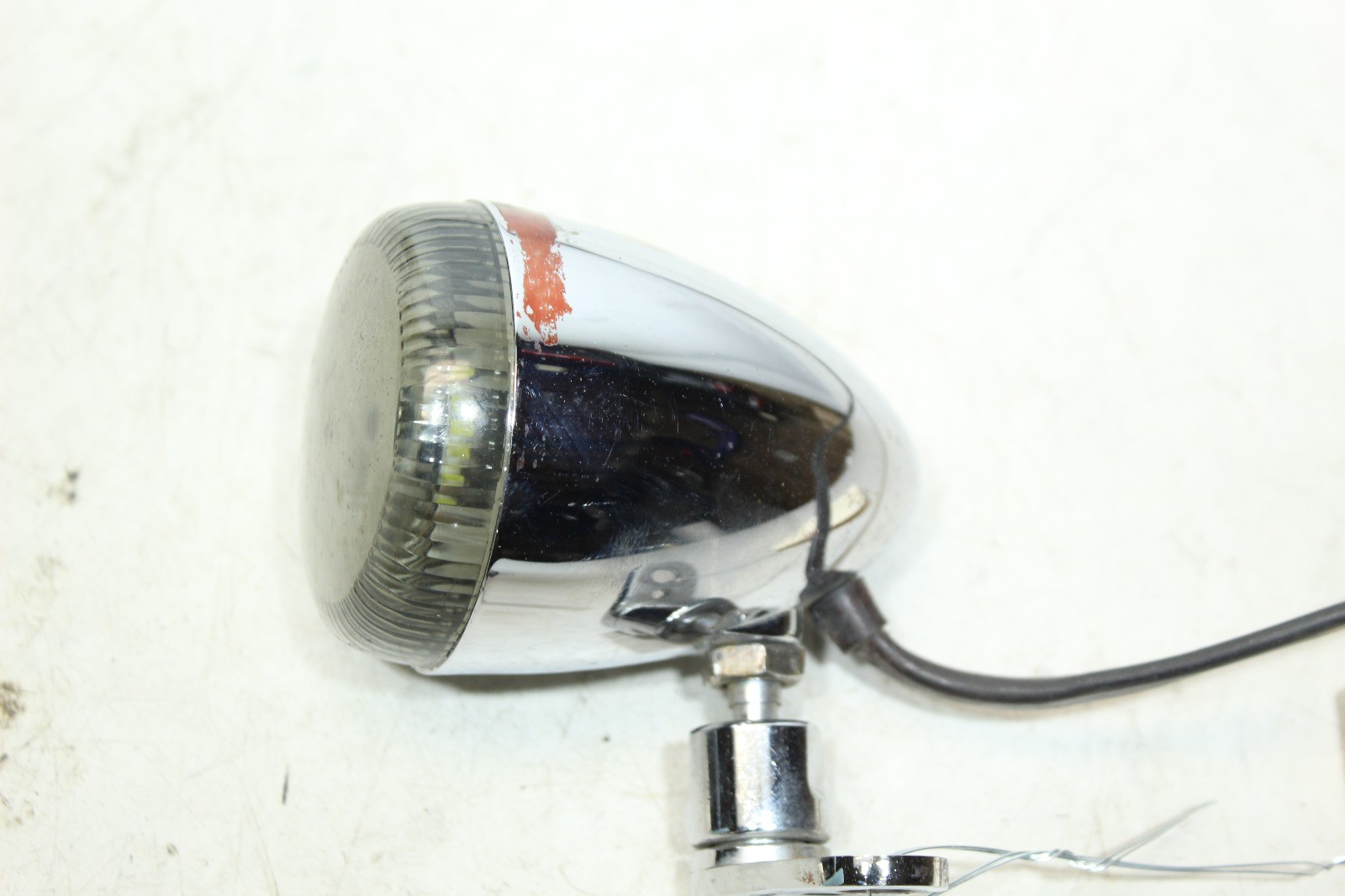 Harley Softail Dyna Sportster OEM Front Turn Signal Set Pair Chrome Bullet Style