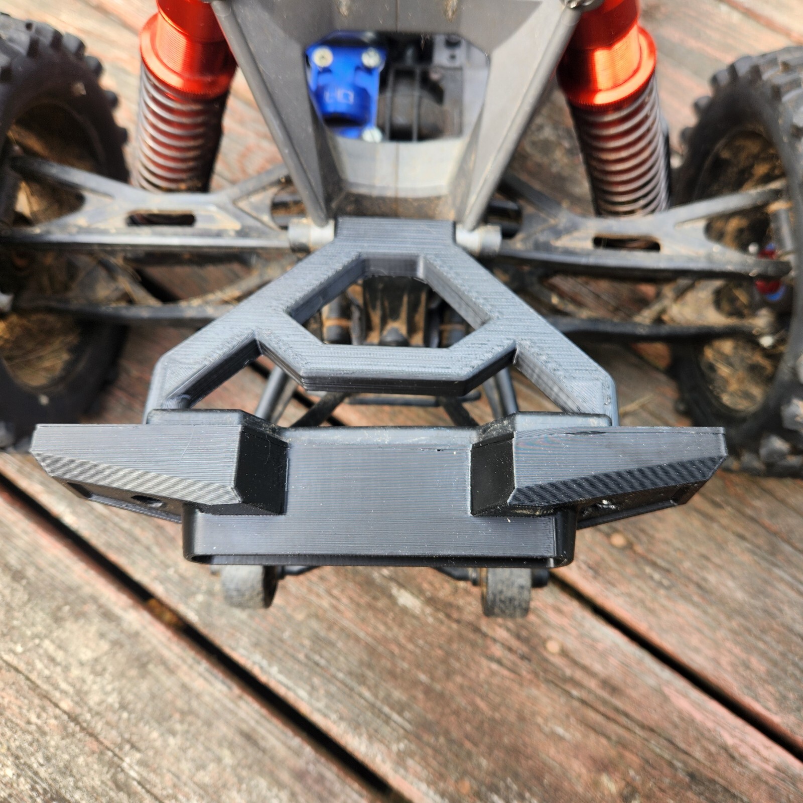 Traxxas TOUGH X-Maxx Rear Bumper Upgrade With Light Bar Mount