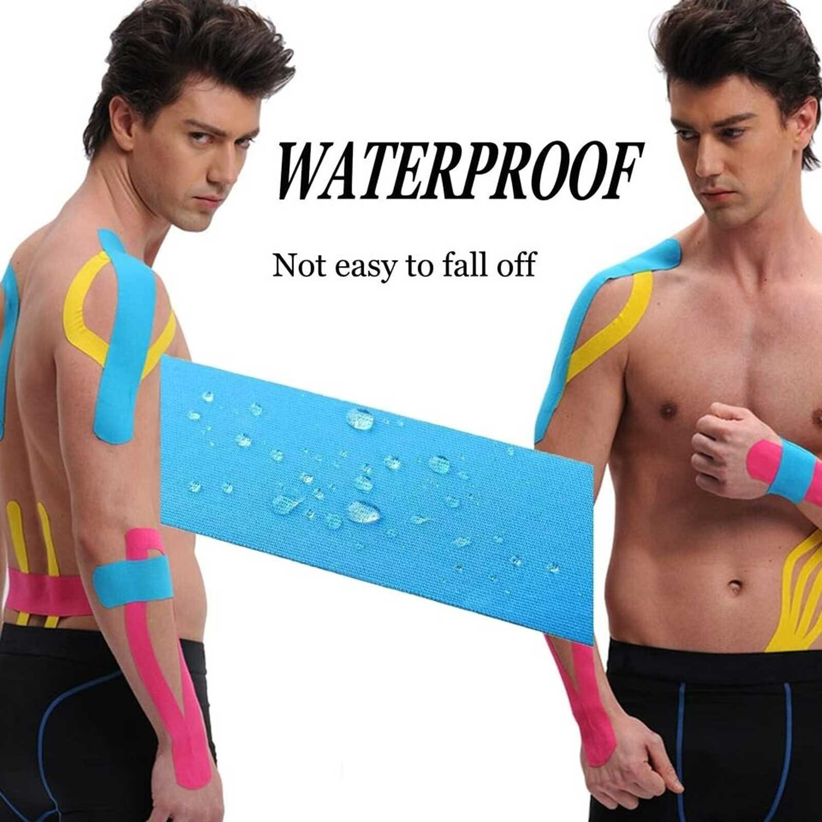 5 Roll Kinesiology Tape Athletic Muscle Support Sport Elastic Physio Therapeutic