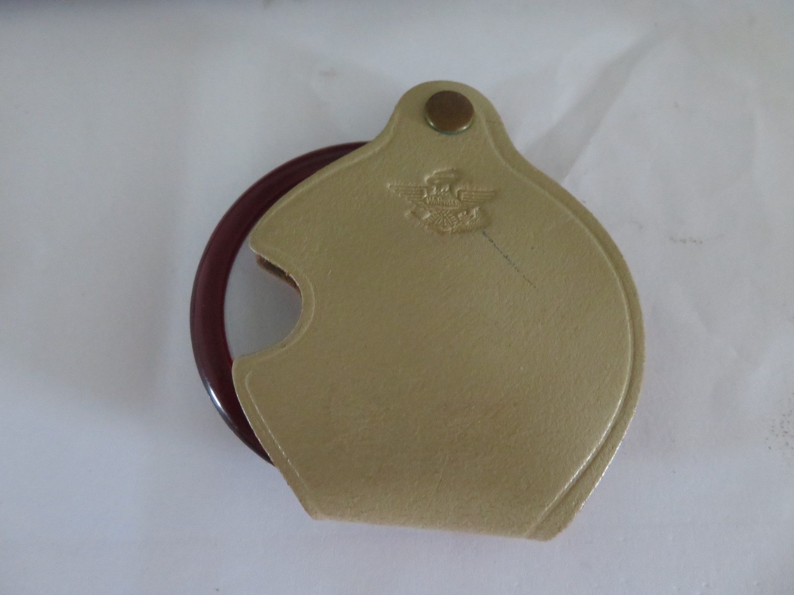 Vintage Whitman Bakelite Pocket Magnifier in Leather case with free shipping