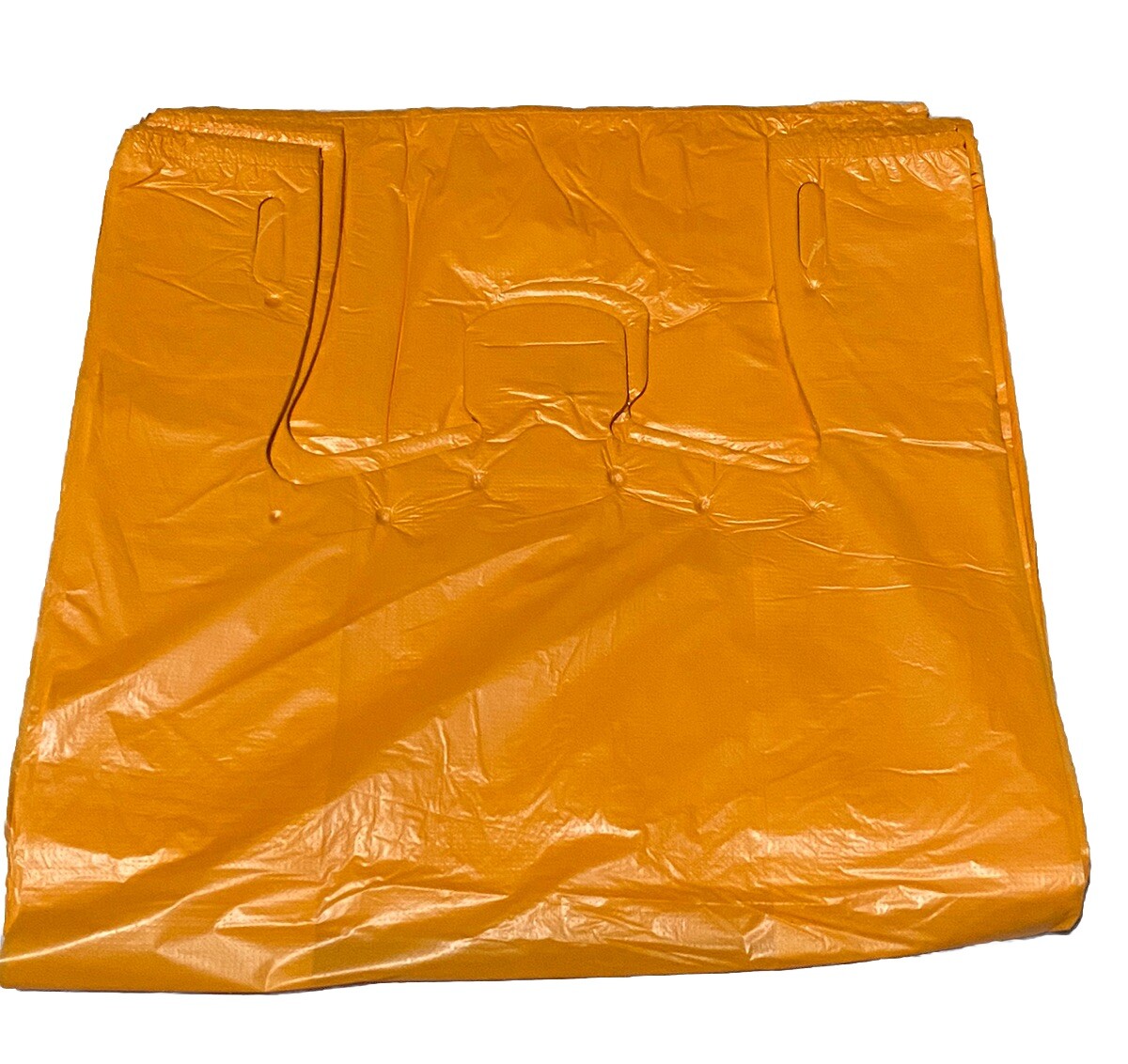 Bags 1/6 Large 21 x 6.5 x 11.5 Orange T-Shirt Plastic Grocery Shopping Bags 0.51