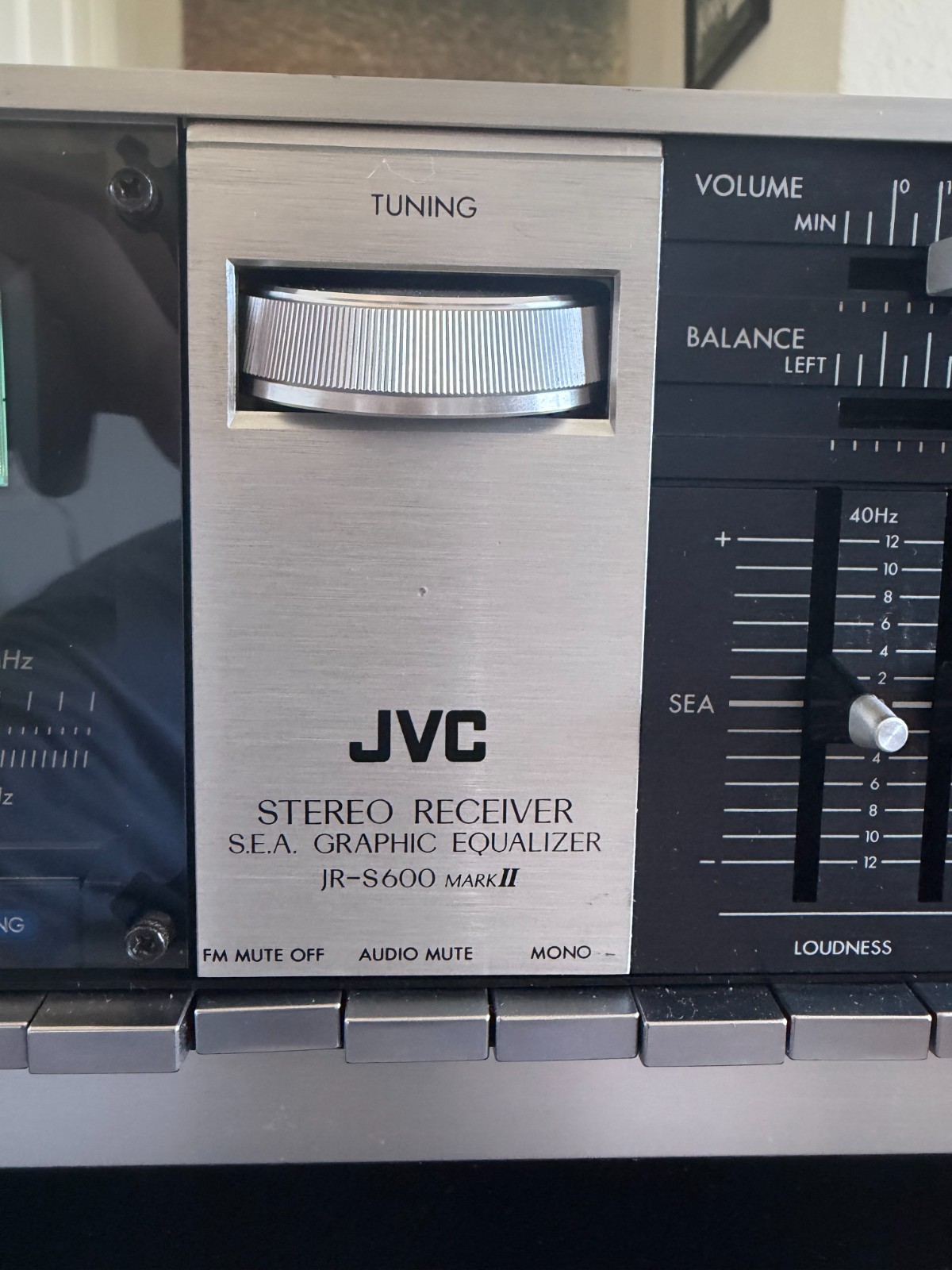JVC JR-S600 Mark II Vintage Monster Stereo Receiver 120 Watts Per Channel - NICE