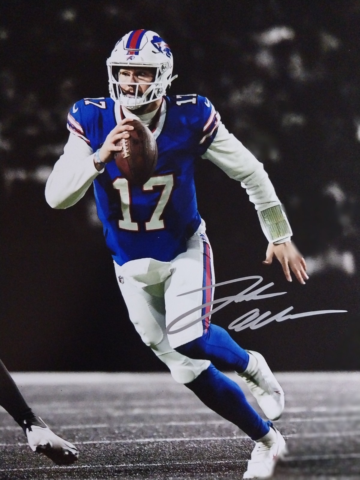 Josh Allen Signed 8x10 Photo Matte Finish LOA Genuine Athentic